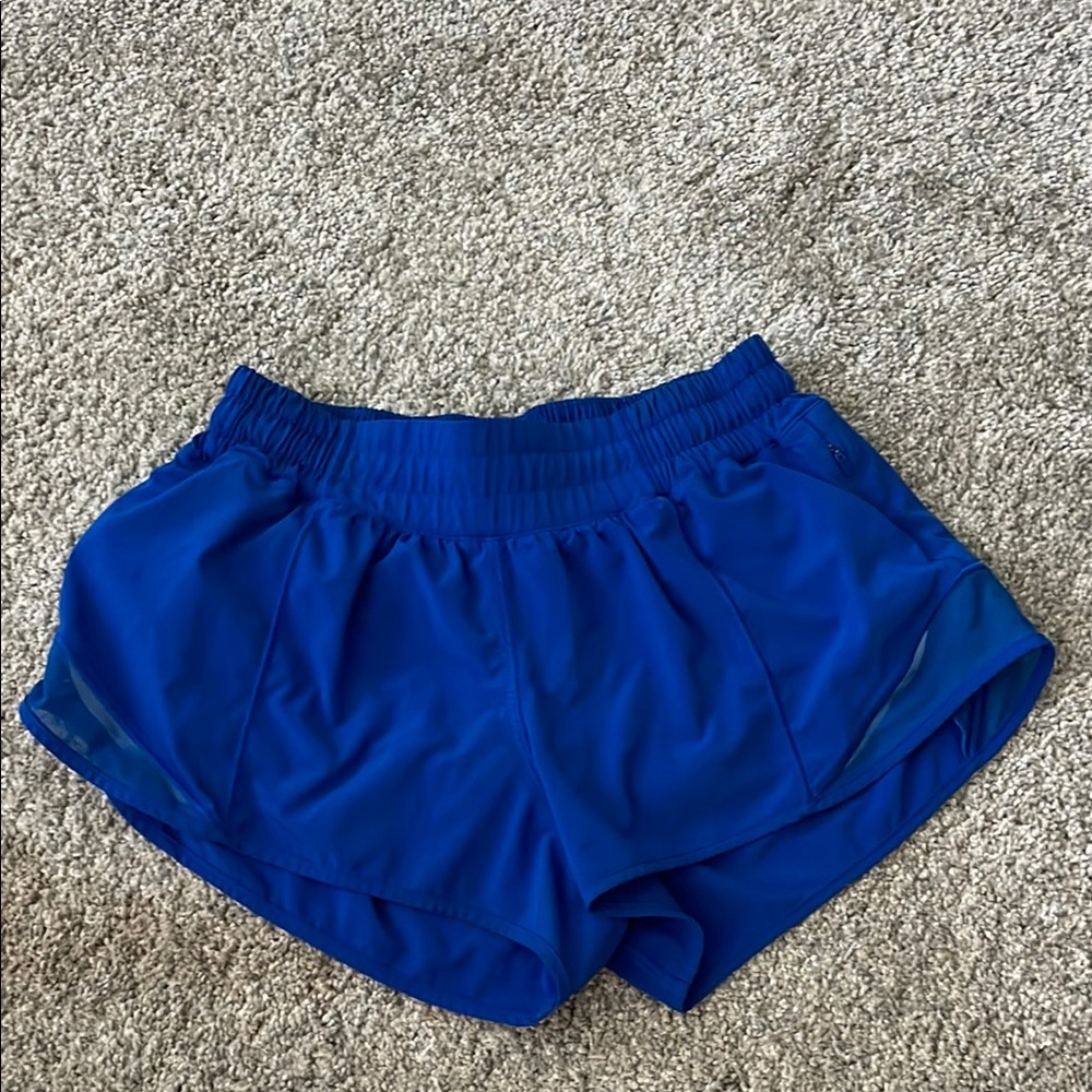 Lululemon Athletica Blue Athletic Shorts Hotty Hot Style